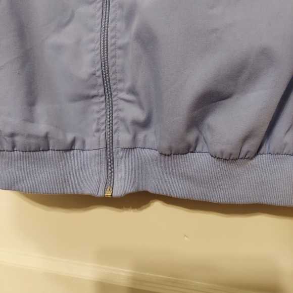 John Blair Short-Sleeve Full-Zip Shirt Light Blue size XLarge Regular - Picture 4 of 8